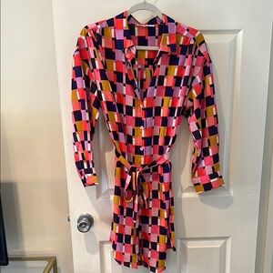Nordstrom Multicolor Geometric Shirt Dress